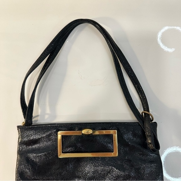 VINTAGE black purse Triangle New York - Picture 5 of 12